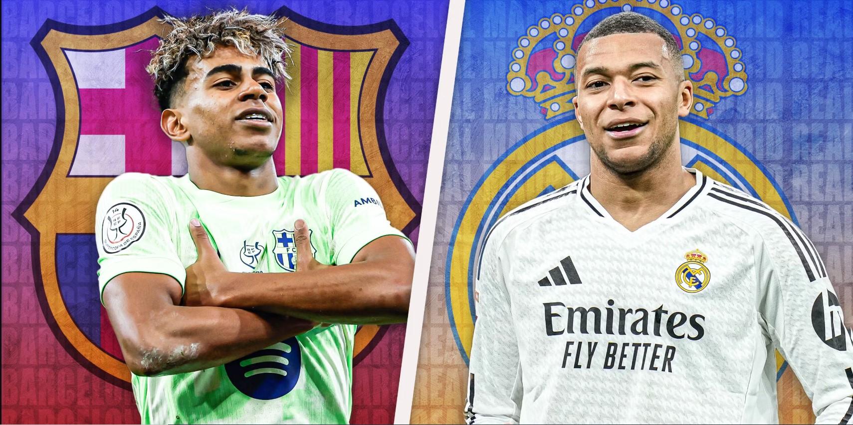 Trực tiếp Real Madrid vs Barca, 2h00 ngày 13/1/2025