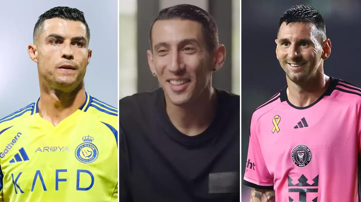 Di Maria đáp trả Ronaldo sau khi tự nhận mình là GOAT