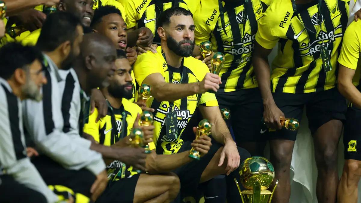 Benzema lập cú đúp, Al-Ittihad lên ngôi vô địch King's Cup