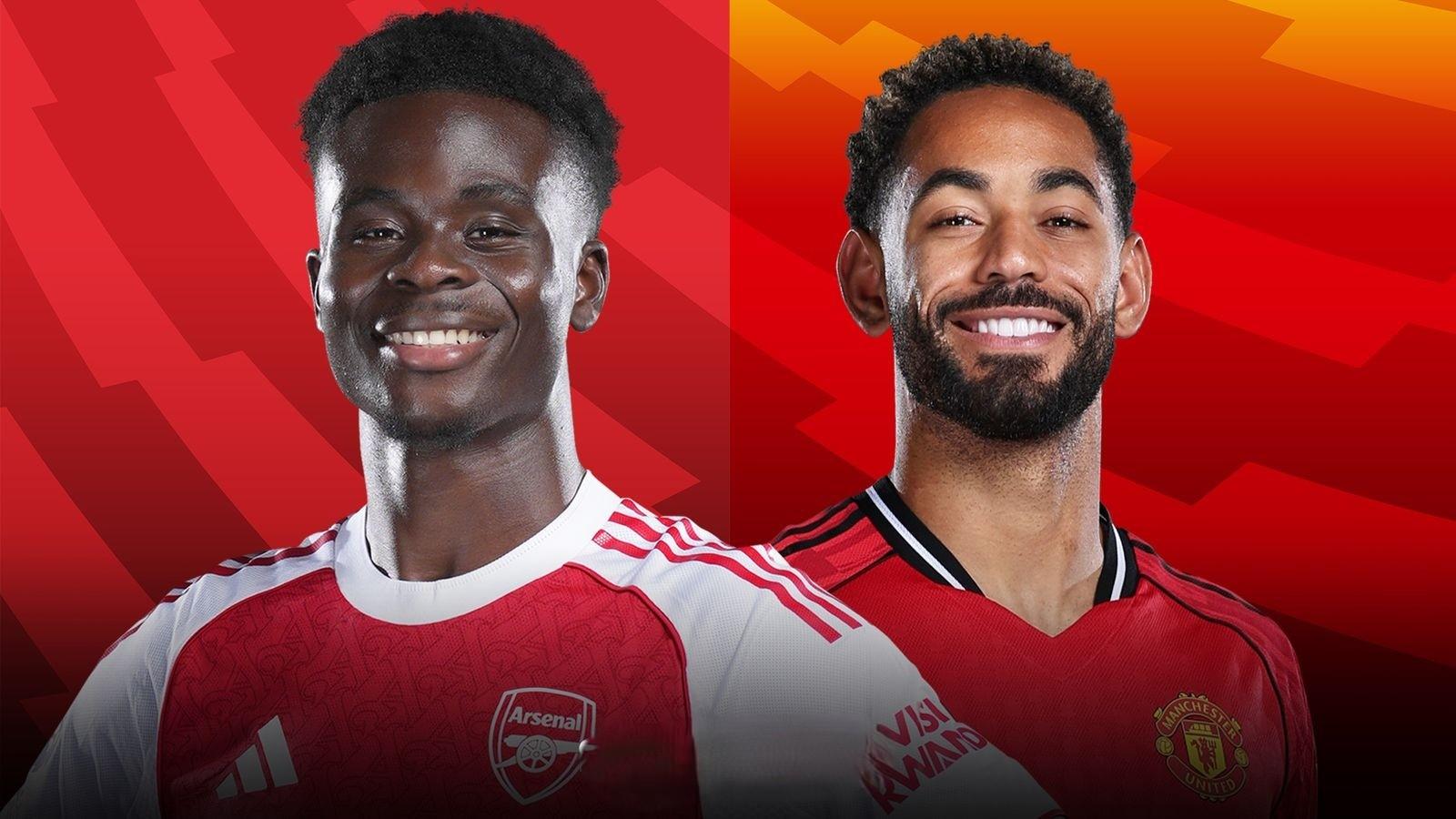 Trực tiếp Arsenal vs MU: Đã có đội hình ra sân