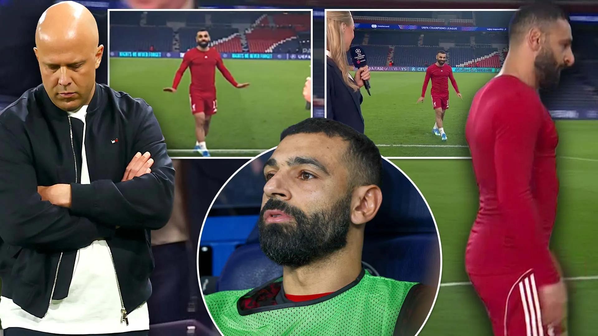 Khoảnh khắc đau lòng của Salah trong ngày Liverpool bại trận