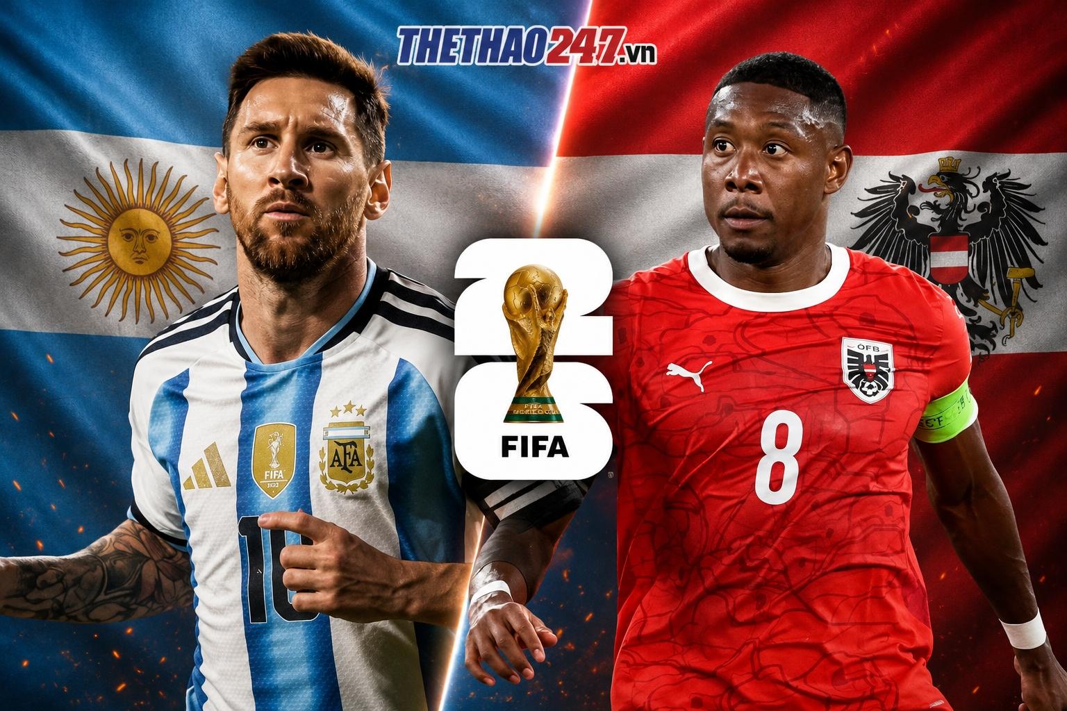 Nhận định Argentina vs Áo: Điểm nhấn Messi!
