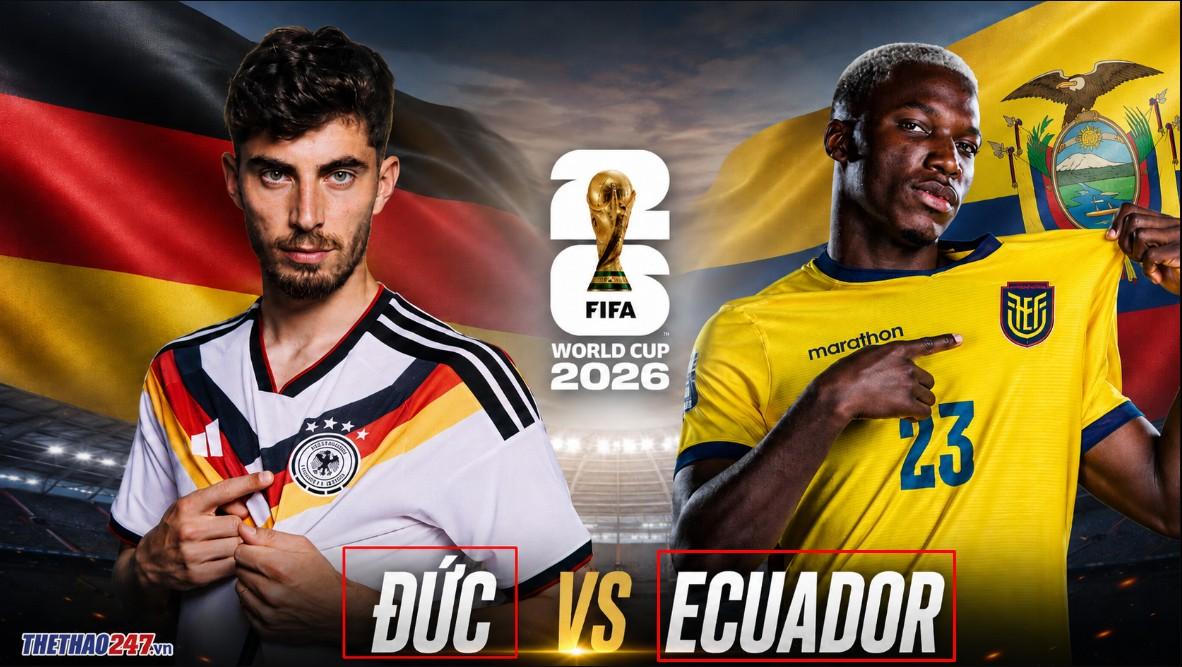 Trực tiếp bóng đá Đức 1-1 Ecuador: Rượt đuổi hấp dẫn