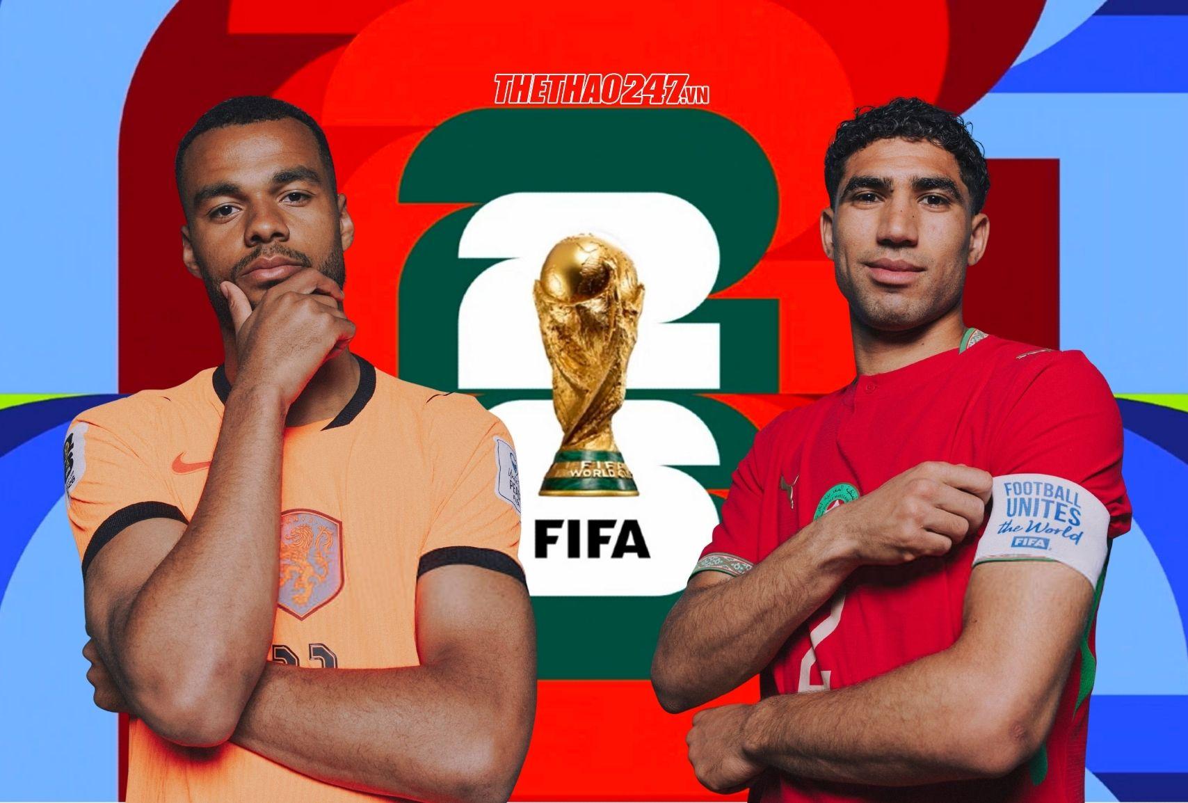 Trực tiếp bóng đá Hà Lan 0-0 Morocco: Giằng co hấp dẫn