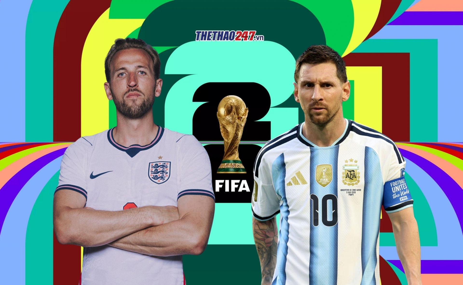 Trực tiếp bóng đá Anh vs Argentina: Đã có đội hình xuất phát