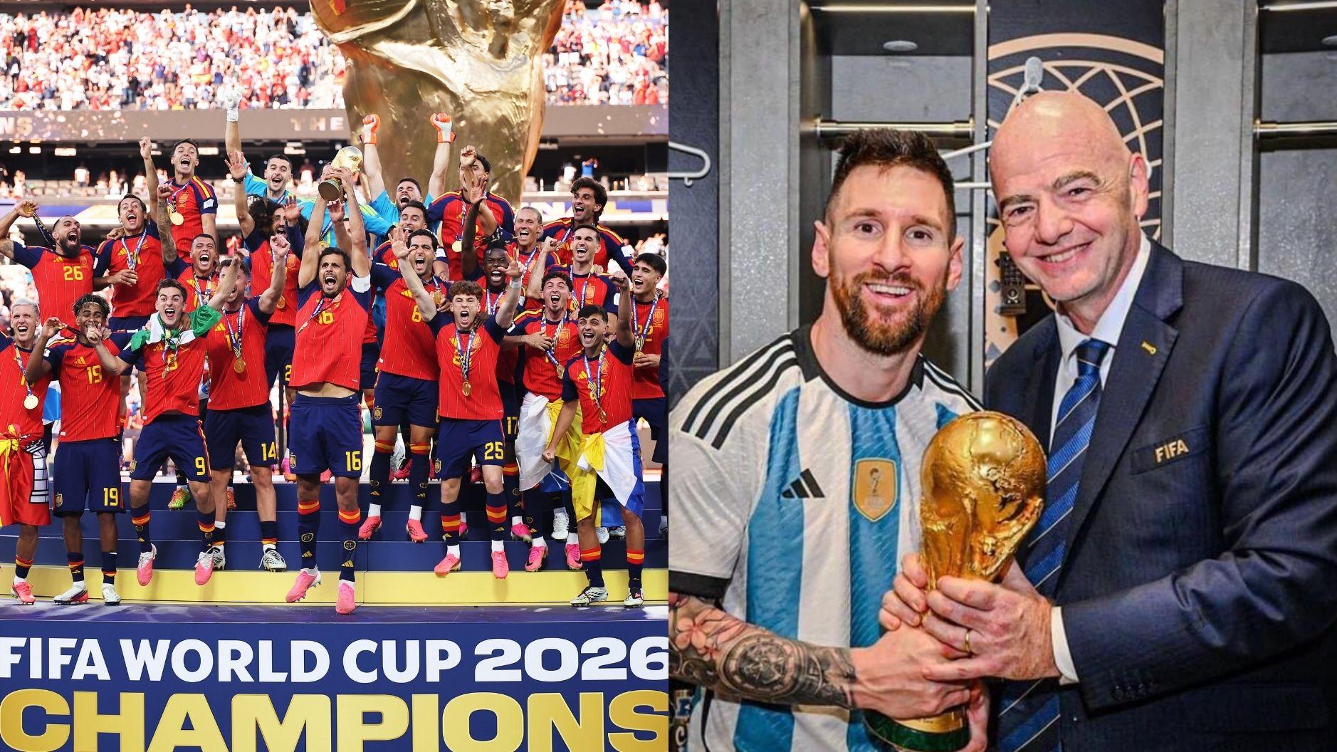 CHÍNH THỨC: FIFA thu hồi cúp vàng World Cup 2026 từ Tây Ban Nha