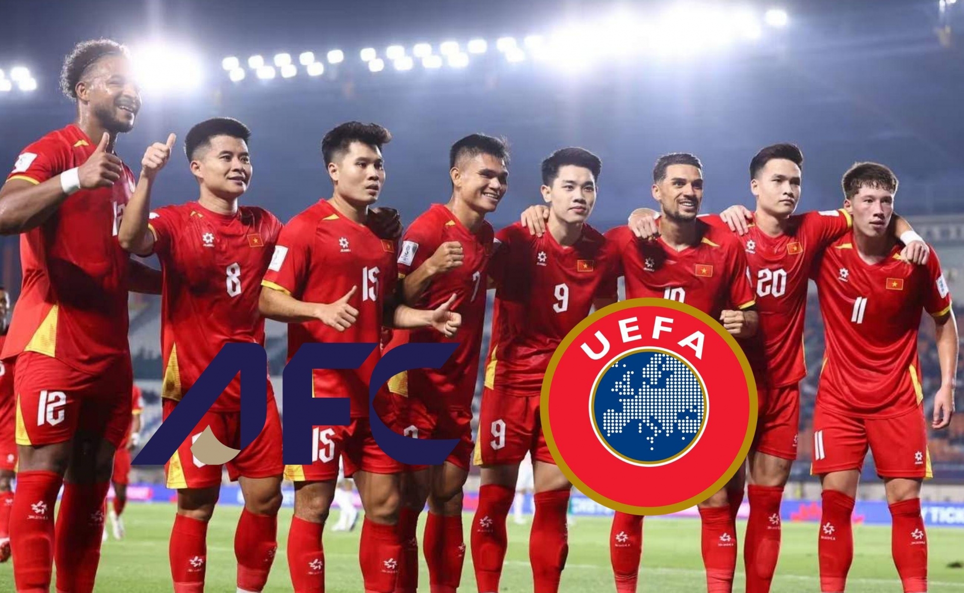 CHÍNH THỨC: Việt Nam đón tin vui từ hai ông lớn AFC và UEFA
