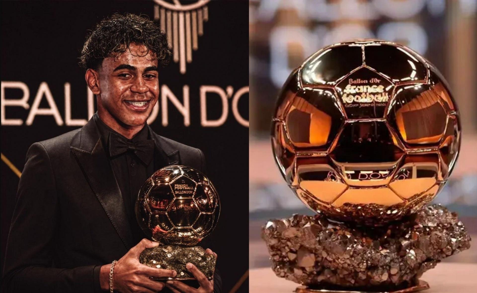 Quả bóng Vàng 2026 công bố về Yamal, bỏ xa Messi và Ronaldo