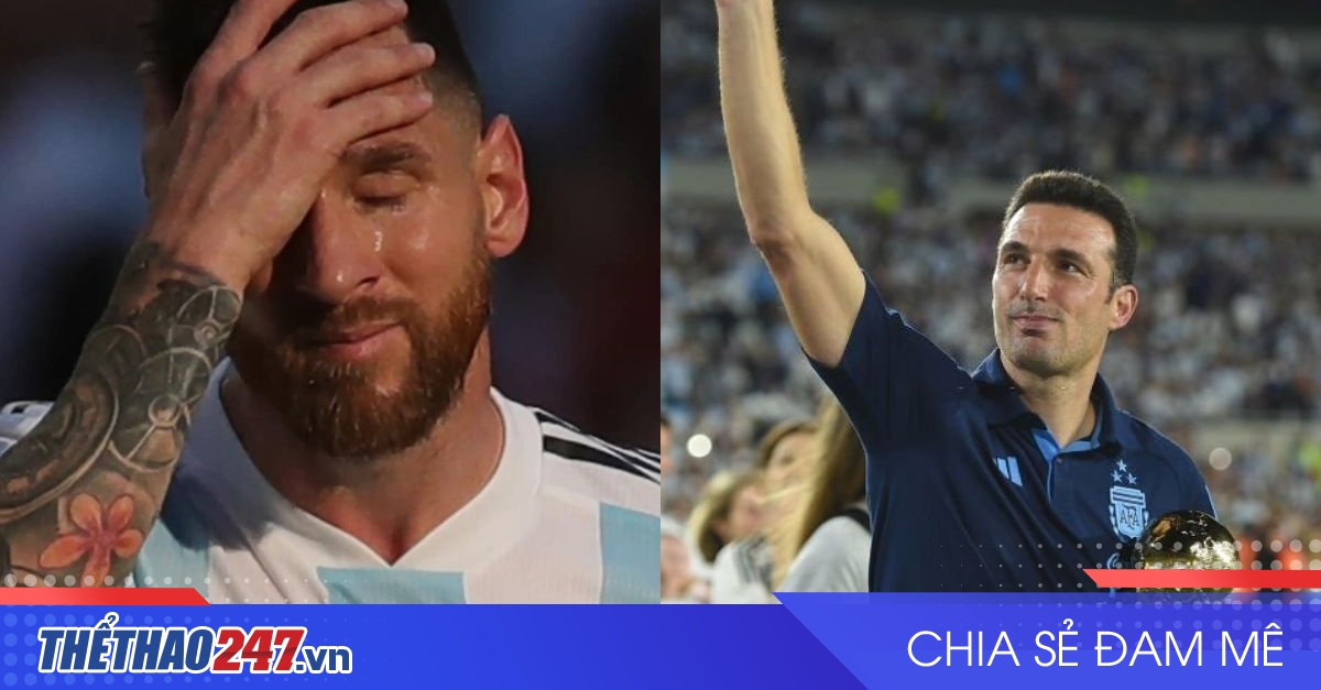 Tin buồn cho Messi, xác nhận thời điểm HLV Scaloni chia tay Argentina