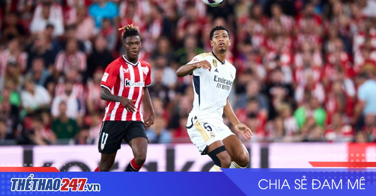 Trực tiếp Real Madrid vs Athletic Bilbao, 3h00 ngày 5/12/2024