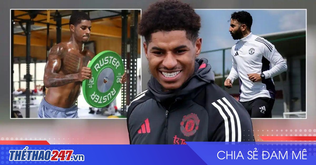 Bị đào thải, Rashford vẫn trở lại MU luyện tập
