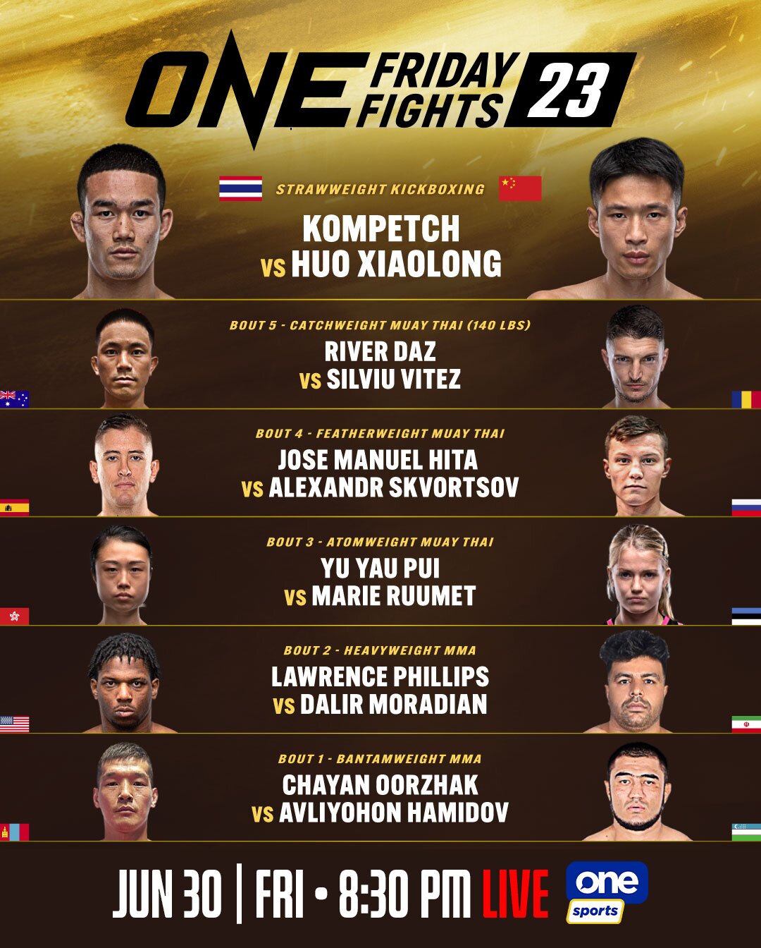 ONE Friday Fights 23: Paedsanlek PK Saenchai đối đầu Kongklai Annymuaythai, cơ hội giành chiến thắng đầu tiên tại ONE  298023