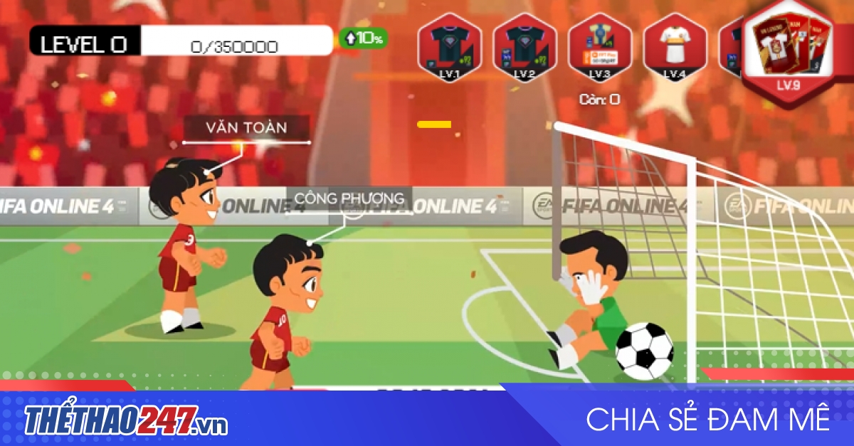 FIFA Online 4 ra mắt sự kiện cổ vũ ĐTQG Việt Nam tại WC 2022