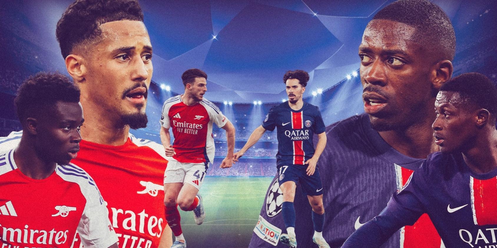 Những con số điên rồ trước thềm đại chiến Arsenal - PSG