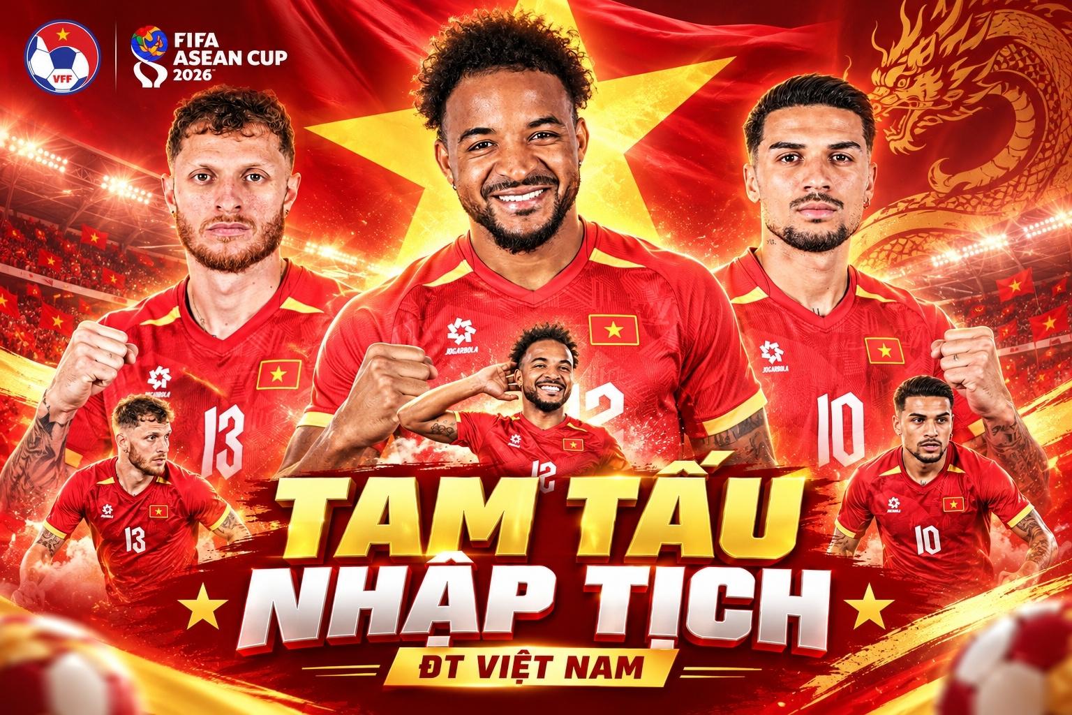 3 sao nhập tịch ĐT Việt Nam đều chấn thương, VFF phải lập tức lên tiếng