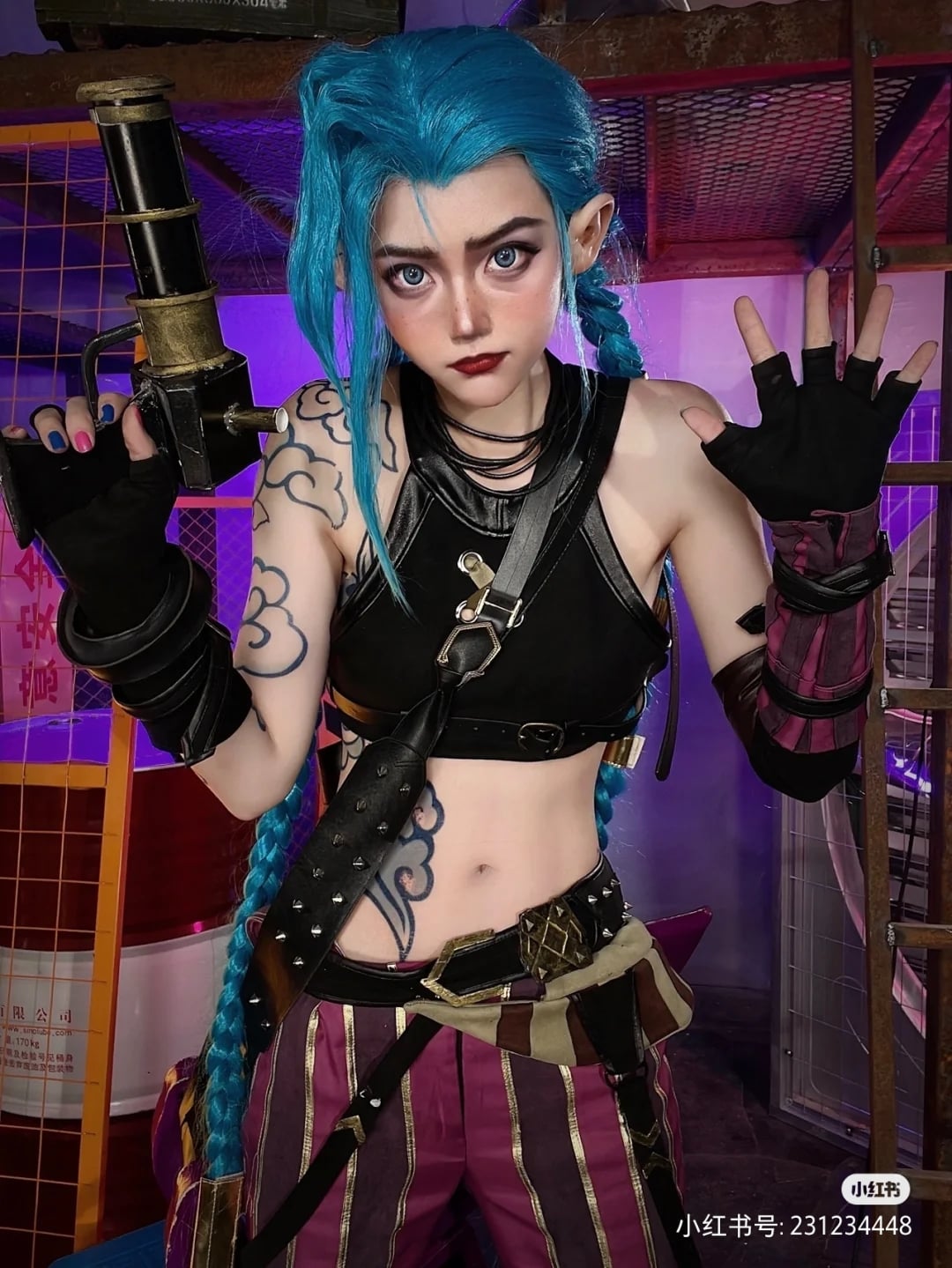 Ngắm màn cosplay bộ đôi 'bố con' Jinx và Silco trong Arcane 118880