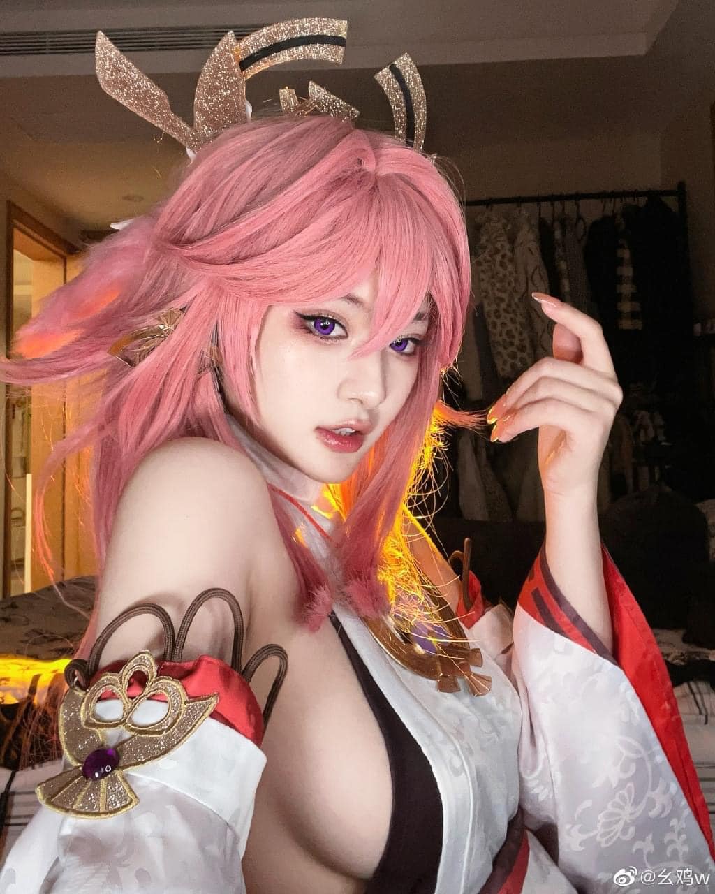 Ngắm màn cosplay Yae Miko quyến rũ từ game thủ Trung Quốc 119123