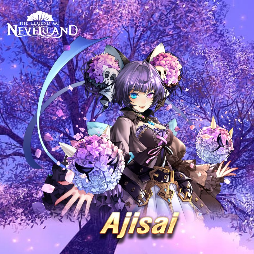 Ajisai có chút ma mị kỳ quái