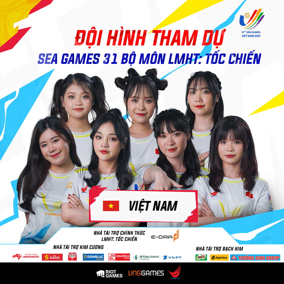 Bảng xếp hạng bộ môn Tốc Chiến Nữ tại SEA Games 31 mới nhất 138223