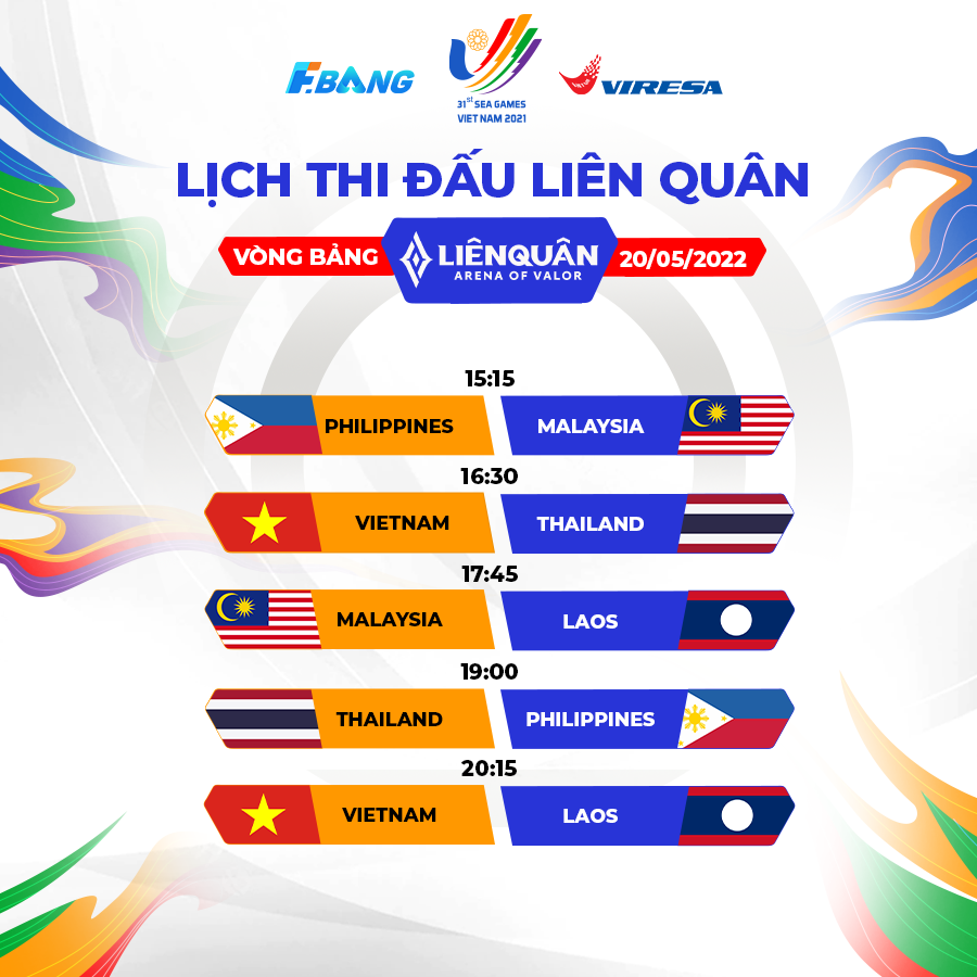 Lịch thi đấu eSports tại SEA Games 31 hôm nay ngày 20/5: Liên Quân Mobile và LMHT xuất chiến 139376