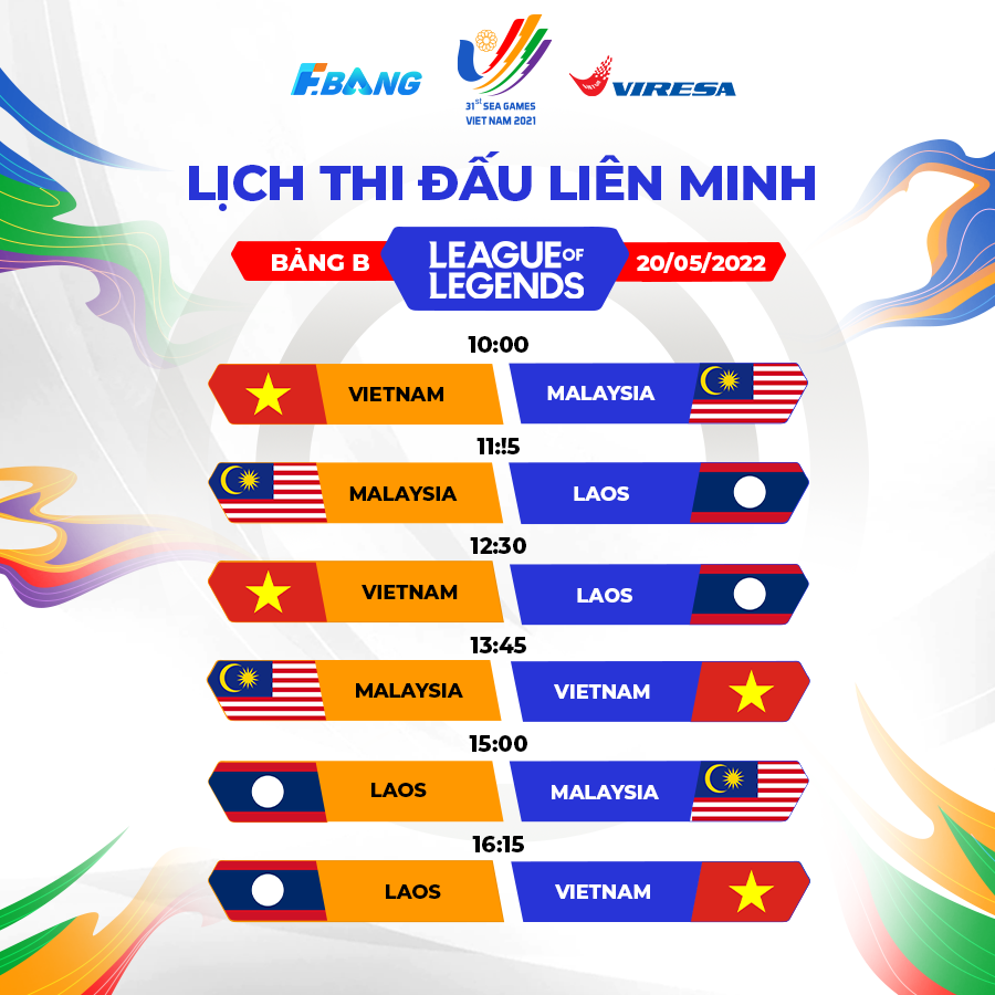 Lịch thi đấu eSports tại SEA Games 31 hôm nay ngày 20/5: Liên Quân Mobile và LMHT xuất chiến 139377