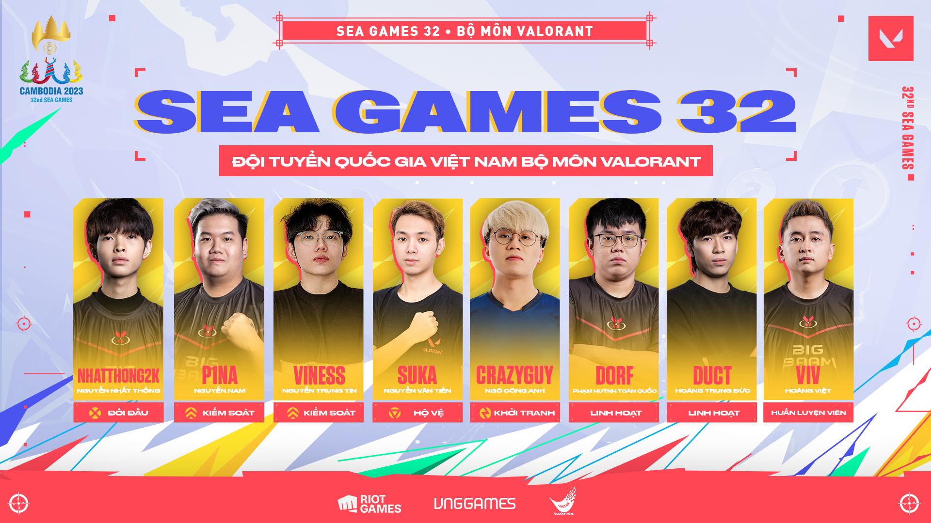 Lịch thi đấu VALORANT tại SEA Games 32 mới nhất 273280