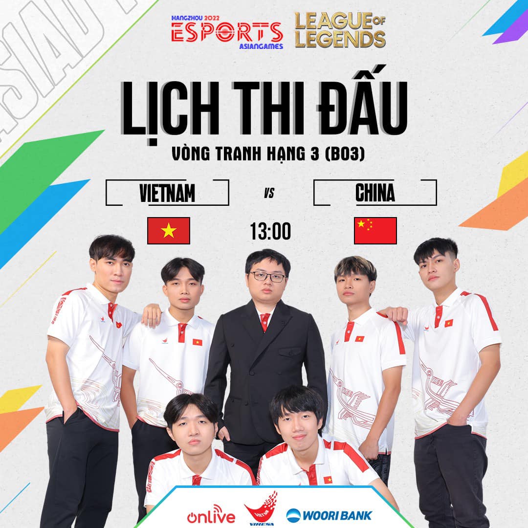 Lịch thi đấu Esports ASIAD 2023 hôm nay 29/09: Tranh HCĐ bộ môn LMHT 334121