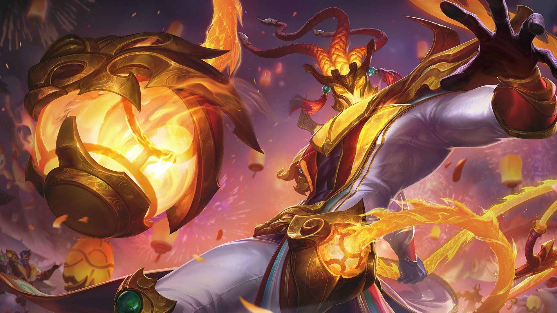 Thresh chắc chắn là vị tướng hợp với chủ đề Đèn Lồng Giáp Thìn nhất (Ảnh: Riot Games)