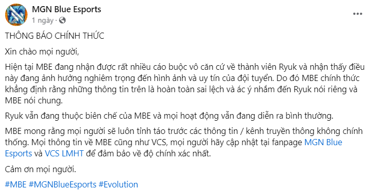 Ngày buồn của VCS, SBTC lại có bạn đồng hành 424161