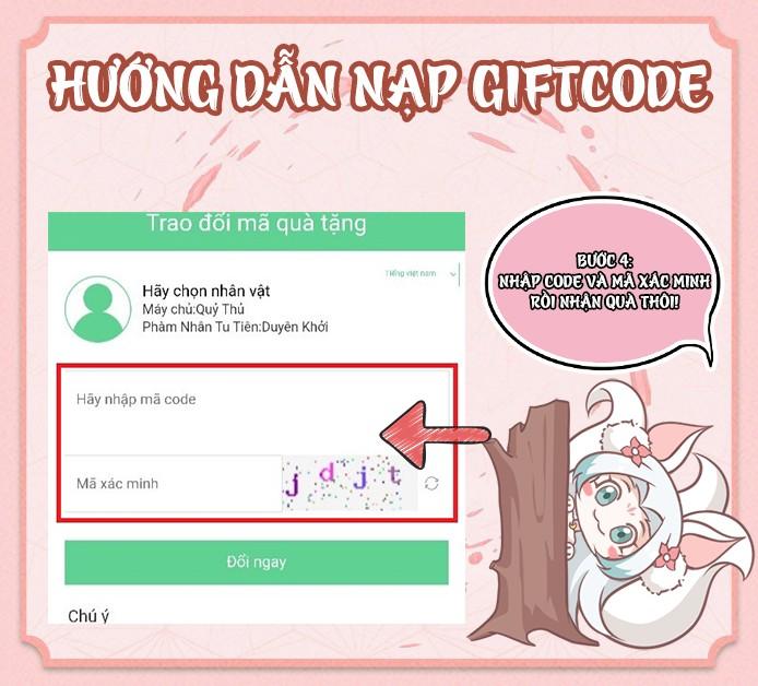 Code Phàm Nhân Tu Tiên Duyên Khởi mới nhất và cách nhập 441003