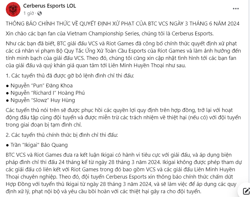 LMHT: Hàng chục tuyển thủ VCS bán độ, các đội nói gì? 474361