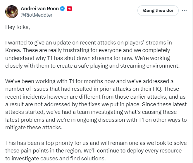 Riot Games lên tiếng về trường hợp của T1 478951