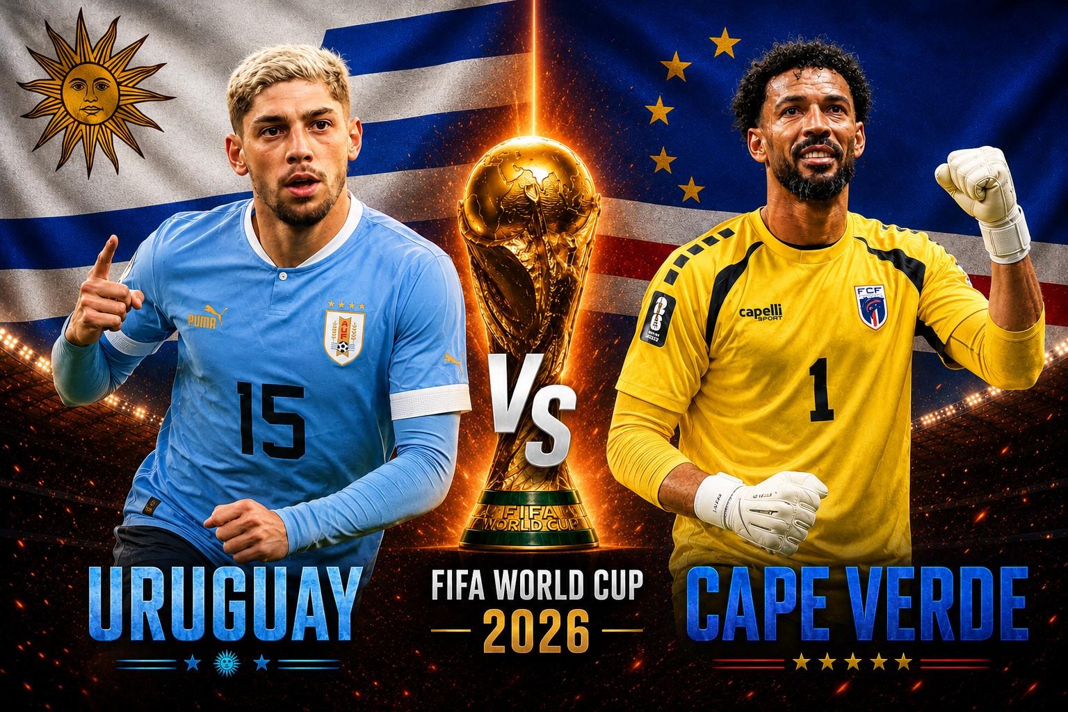 Trực tiếp bóng đá Uruguay vs Cape Verde, 5h00 hôm nay 22/6