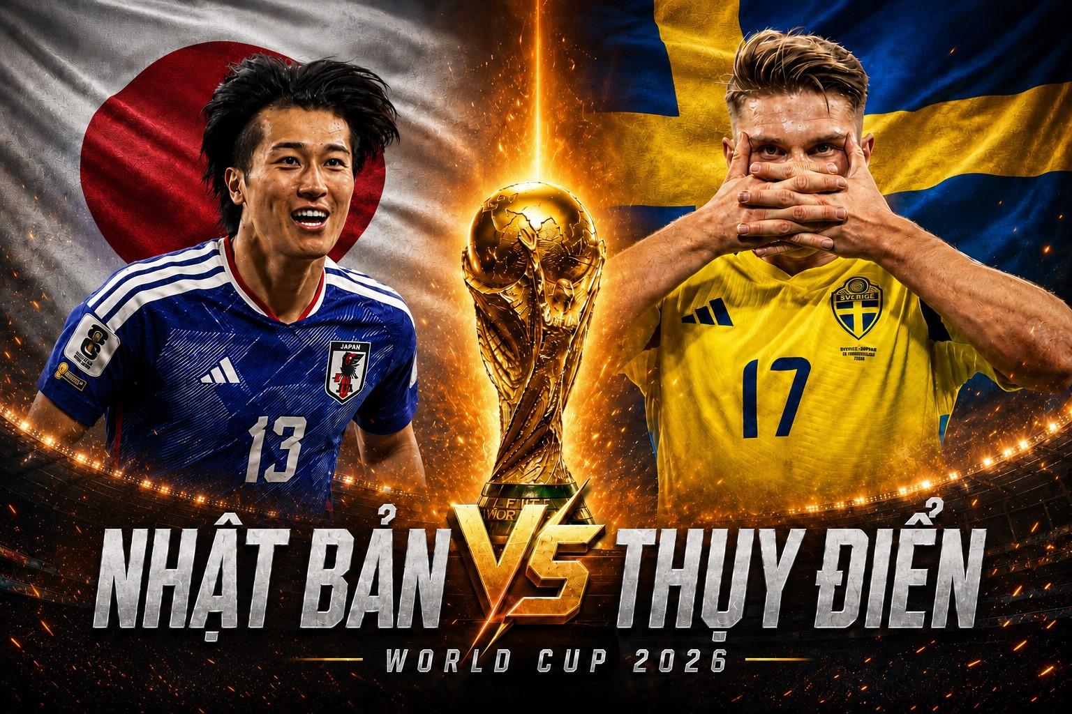 Trực tiếp bóng đá Nhật Bản vs Thụy Điển: Đã có đội hình