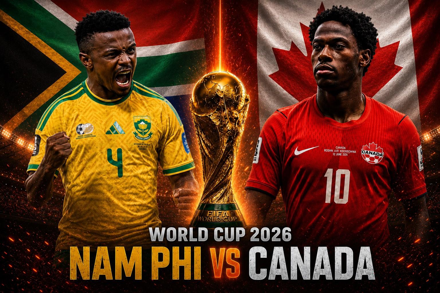 Nhận định Nam Phi vs Canada: Ngựa ô nào viết tiếp cổ tích? - Vòng 1/16 World Cup 2026