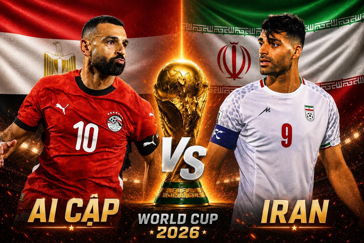 Trực tiếp bóng đá Ai Cập 0-0 Iran: Nhập cuộc hứng khởi