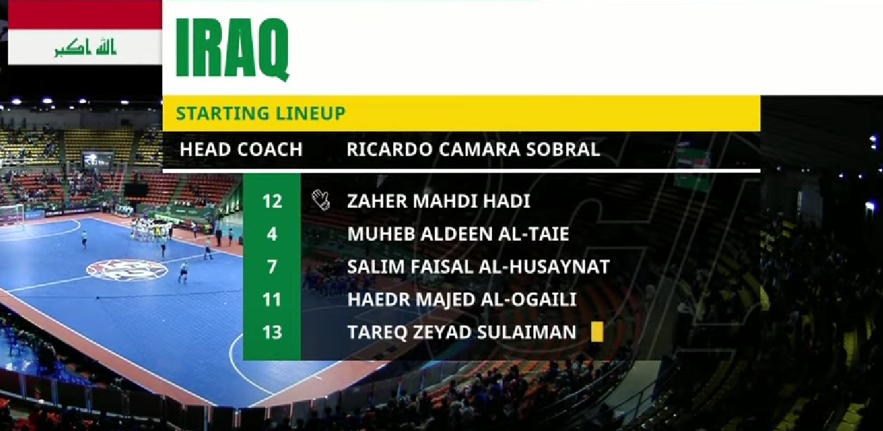 Trực tiếp futsal Thái Lan 0-1 Iraq: Bất ngờ đội khách 450658