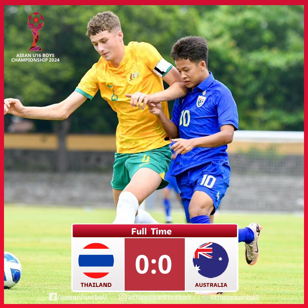Trực tiếp U16 Thái Lan 0-0 U16 Úc: Thế trận đôi công 486013