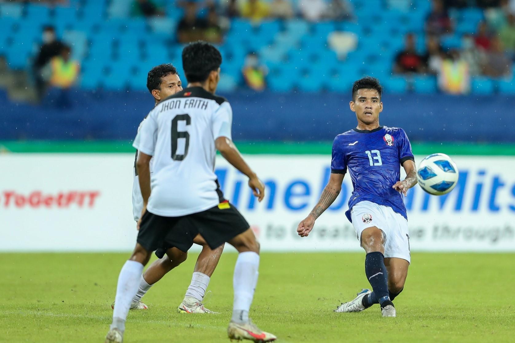 Trực tiếp Campuchia 0-0 Đông Timor: Nhập cuộc sôi nổi