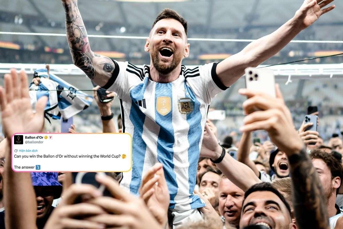 Không vô địch World Cup có thể giành Quả bóng vàng? BTC lên tiếng