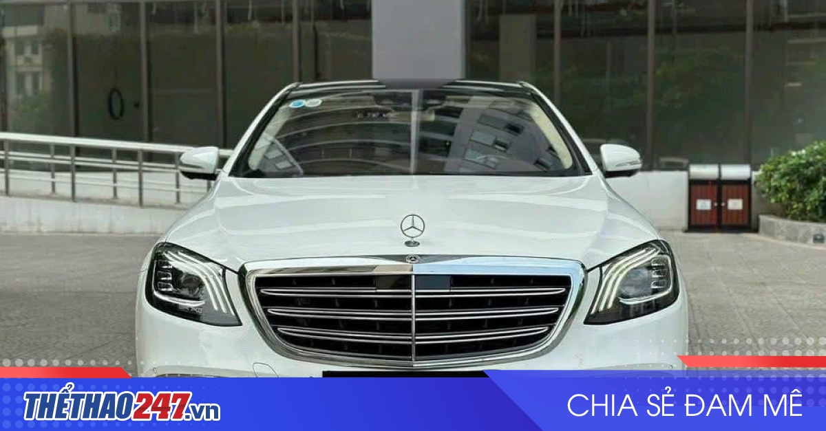 Mercedes-Benz S450L 2019 độ mâm Maybach lên sàn xe cũ sau 6 năm lăn bánh