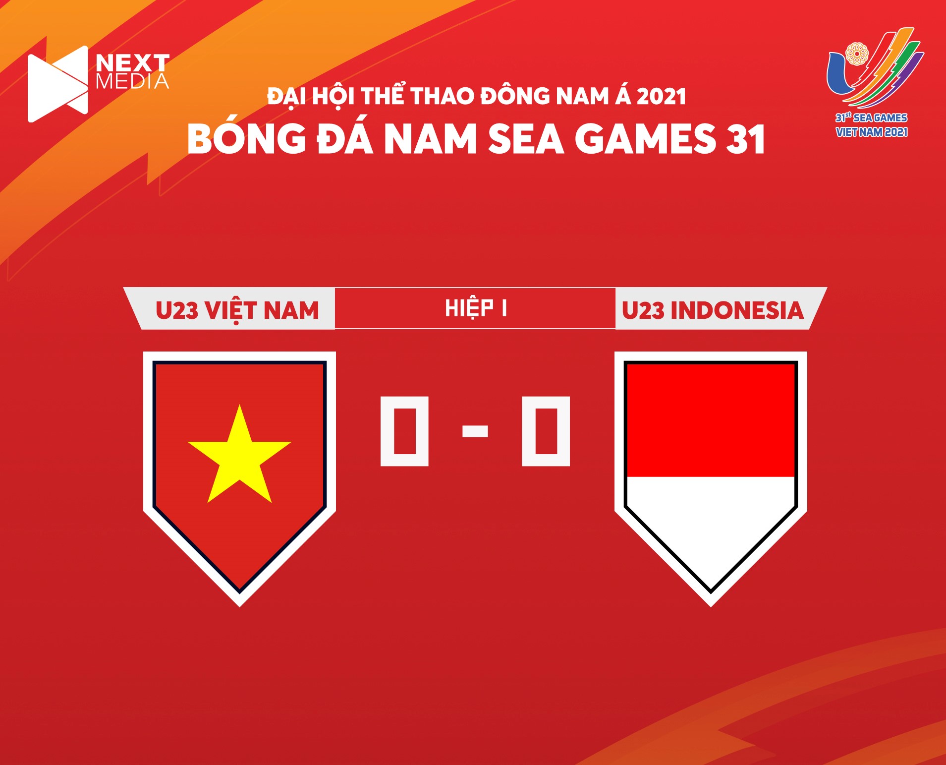 Trực tiếp U23 Việt Nam 0-0 U23 Indonesia: (Hết hiệp 1) 133956