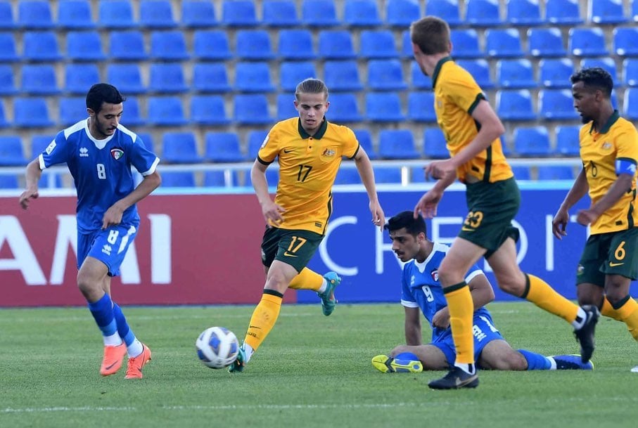 Thắng dễ Kuwait, U23 Australia có khởi đầu hoàn hảo tại VCK U23 châu Á 2022 143633