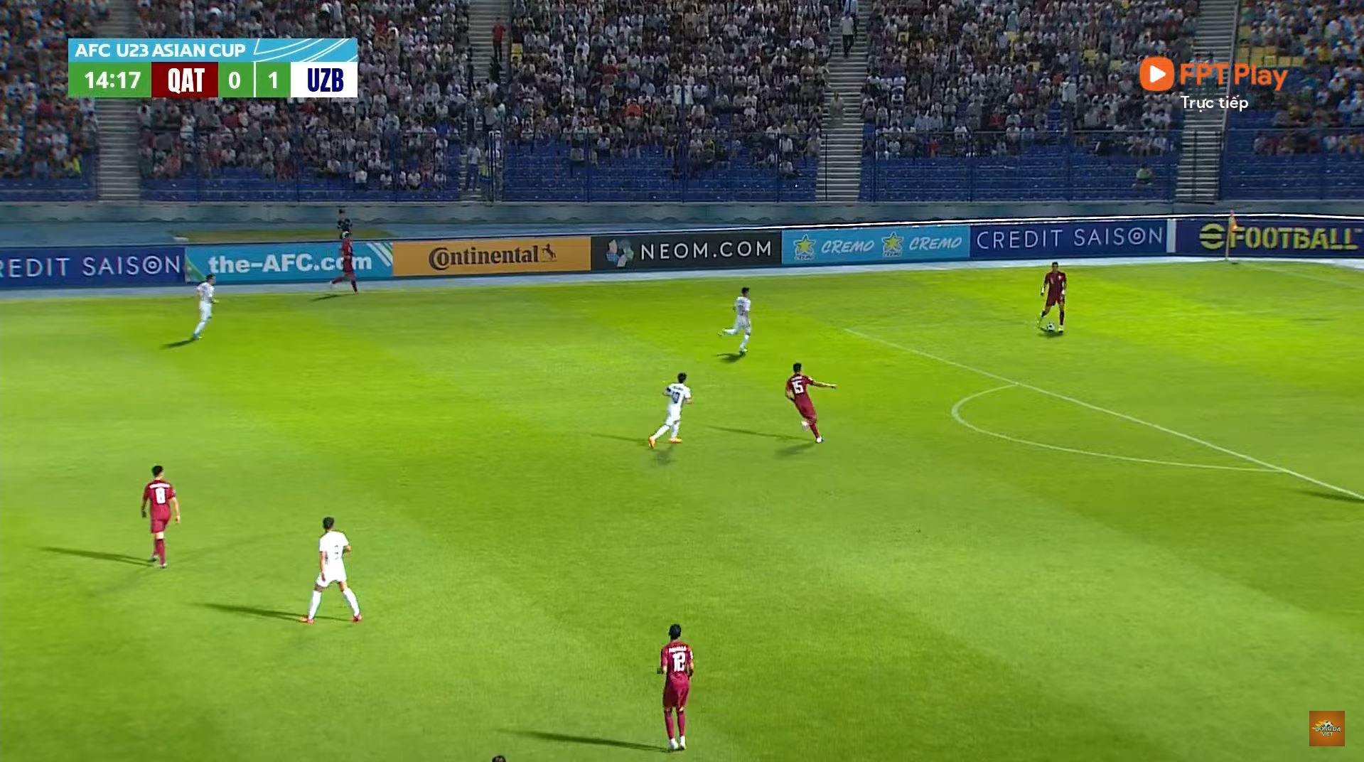 Trực tiếp U23 Qatar 0-1 U23 Uzbekistan: Bàn thắng sớm cho chủ nhà 144867