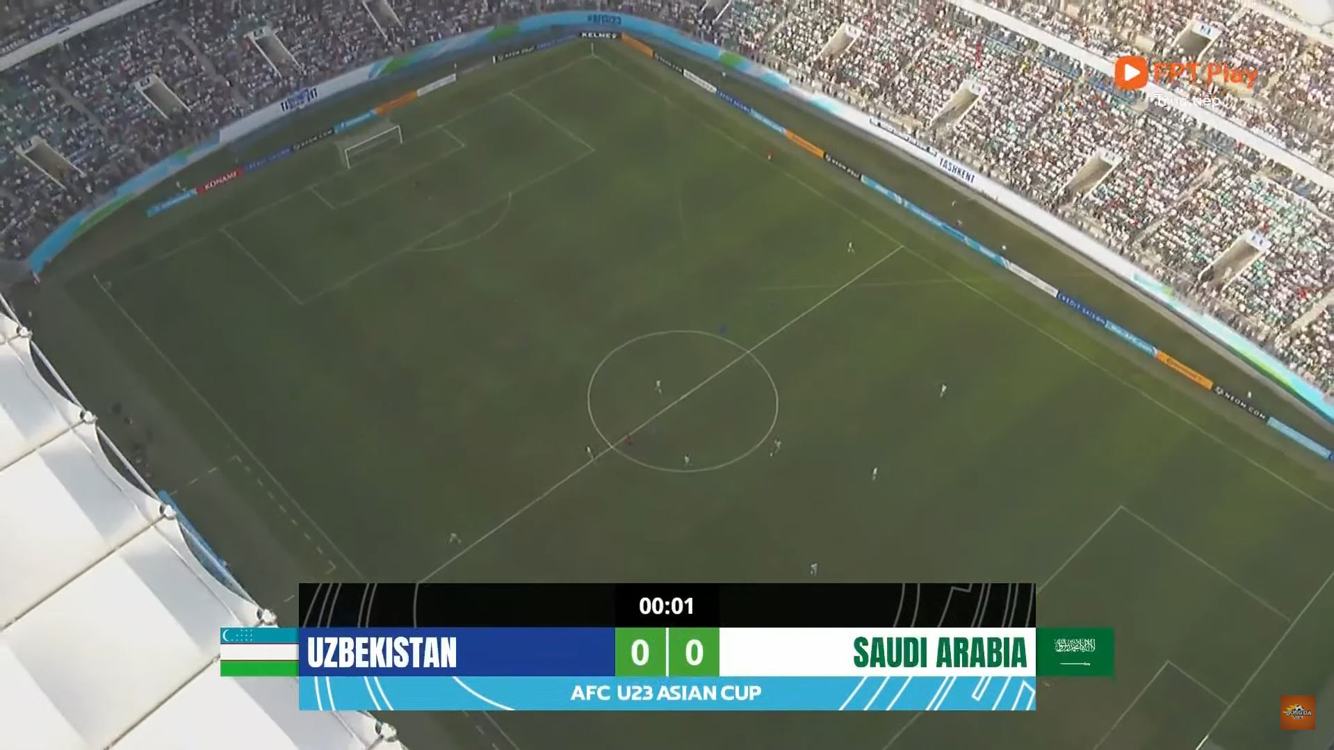 Trực tiếp U23 Uzbekistan vs U23 Ả Rập Xê Út: Đã có đội hình ra sân 150427