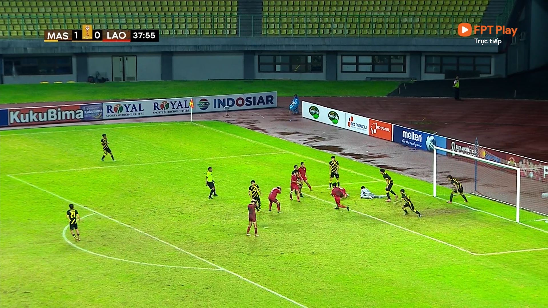 Trực tiếp U19 Lào 0-1 U19 Malaysia: 'Những chú hổ' vươn lên 158547