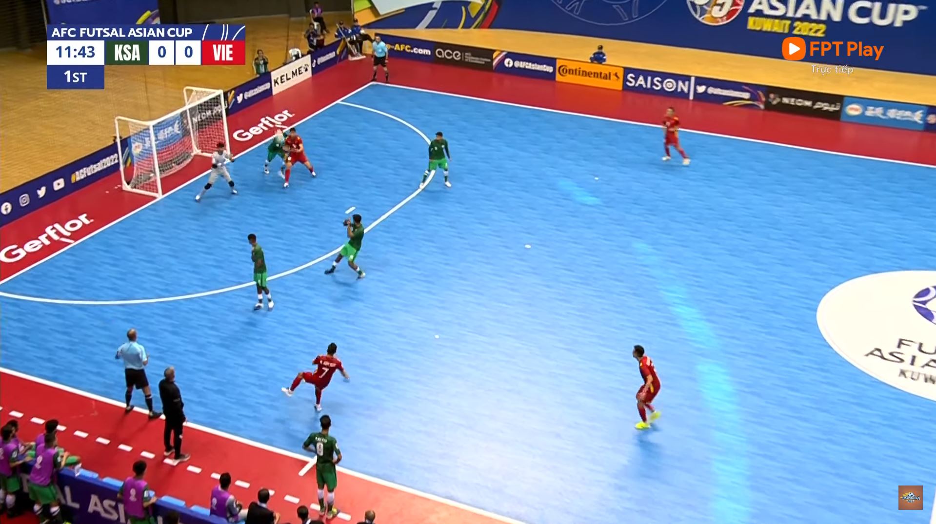 Trực tiếp futsal Việt Nam 0-0 futsal Ả Rập Xê Út: Đôi công hấp dẫn 195247