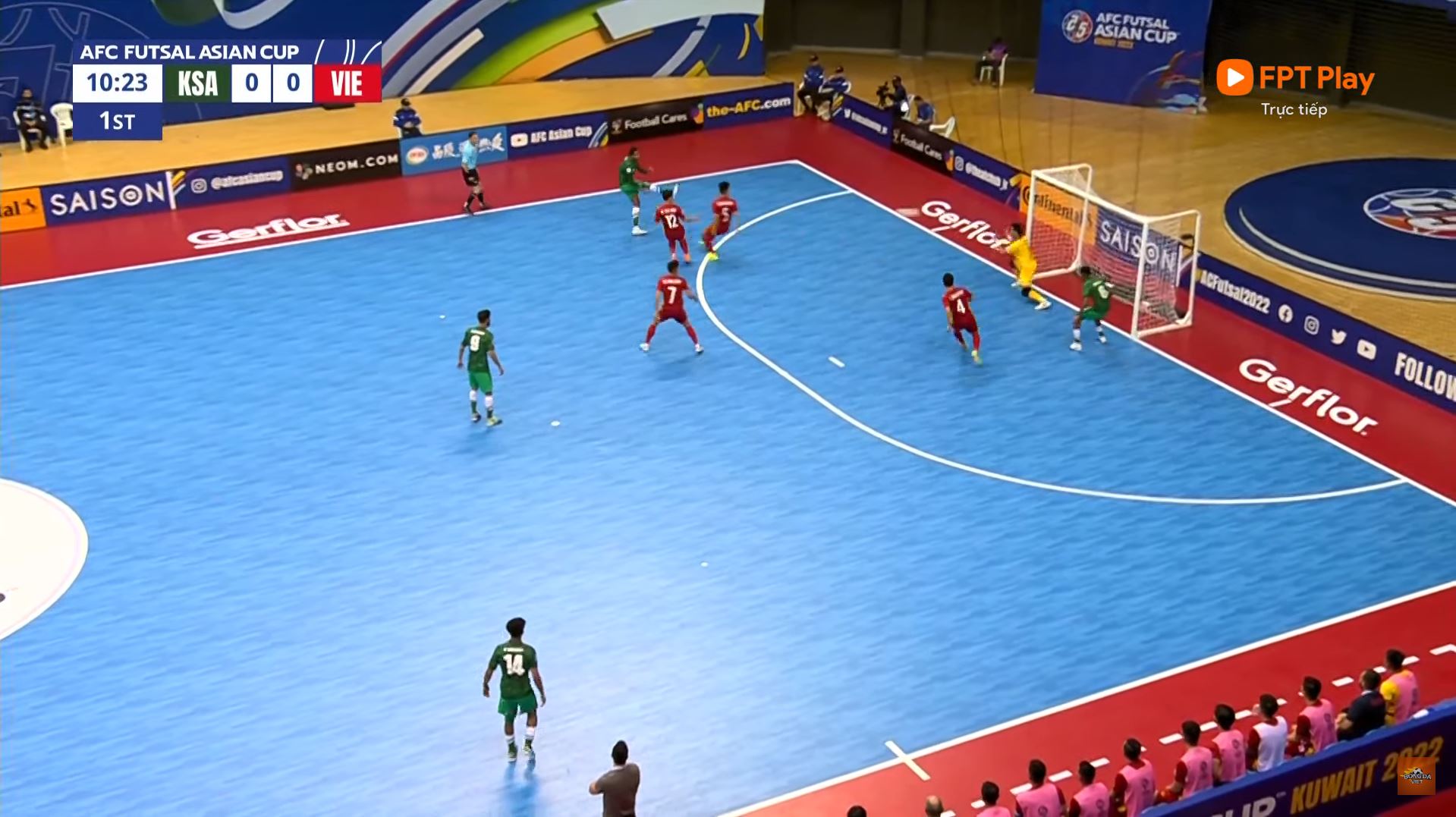 Trực tiếp futsal Việt Nam 0-0 futsal Ả Rập Xê Út: Đôi công hấp dẫn 195253