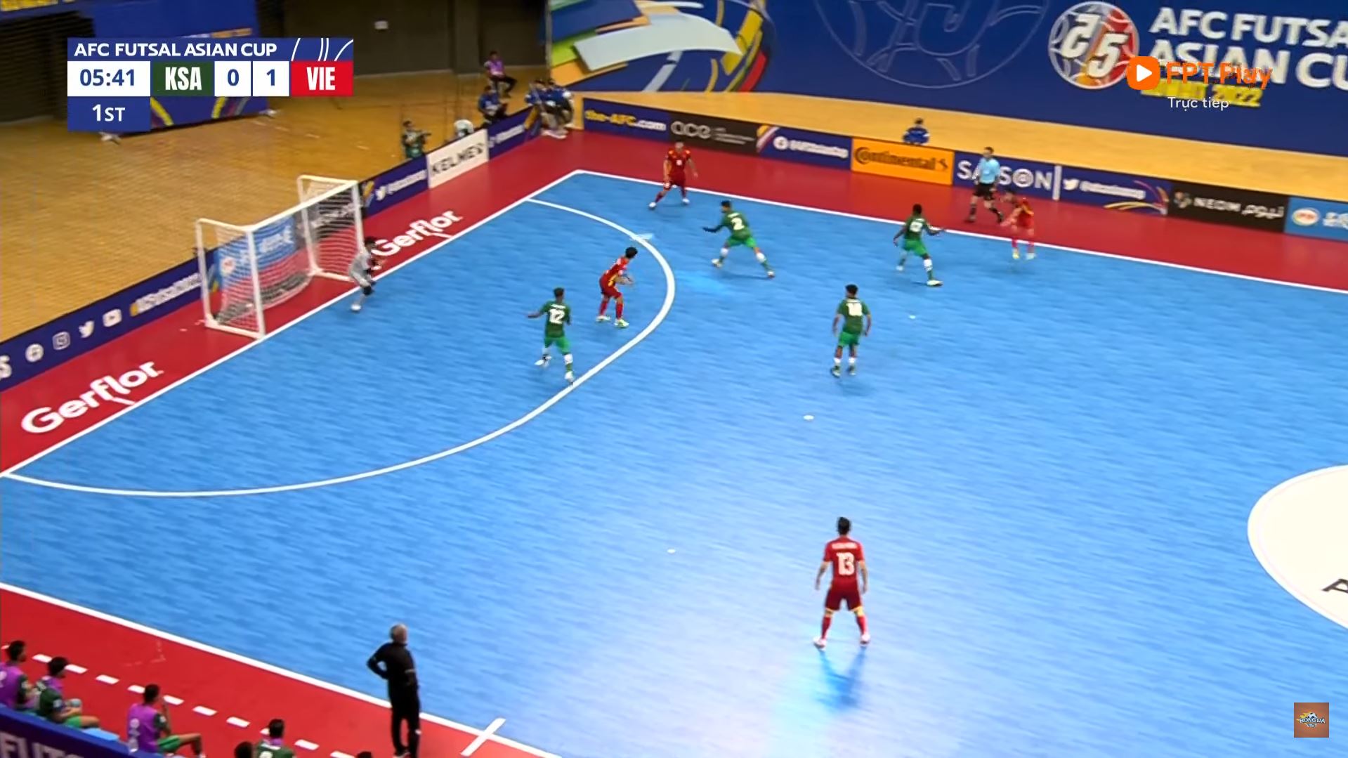 Trực tiếp futsal Việt Nam 1-0 futsal Ả Rập Xê Út: Anh Duy tỏa sáng 195260