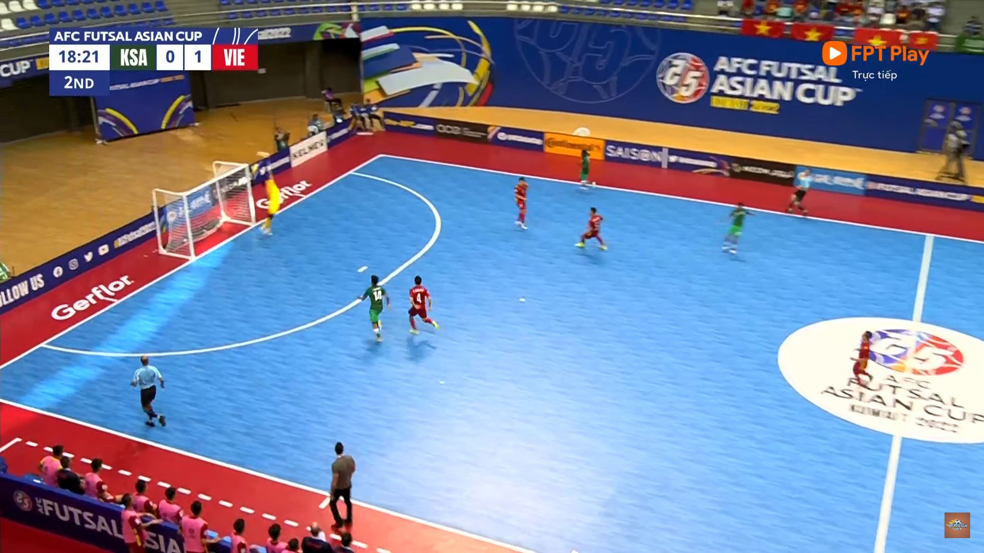 Trực tiếp futsal Việt Nam 1-0 futsal Ả Rập Xê Út: Anh Duy tỏa sáng 195279